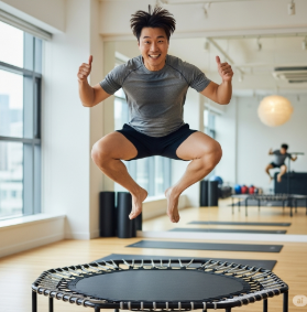 트램폴린 운동 2